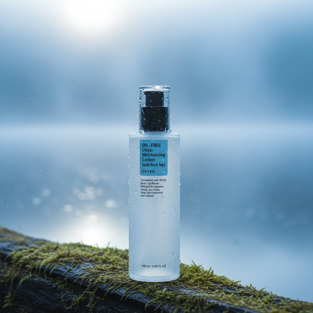COSRX Oil-Free Ultra-Moisturizing Lotion lake scene