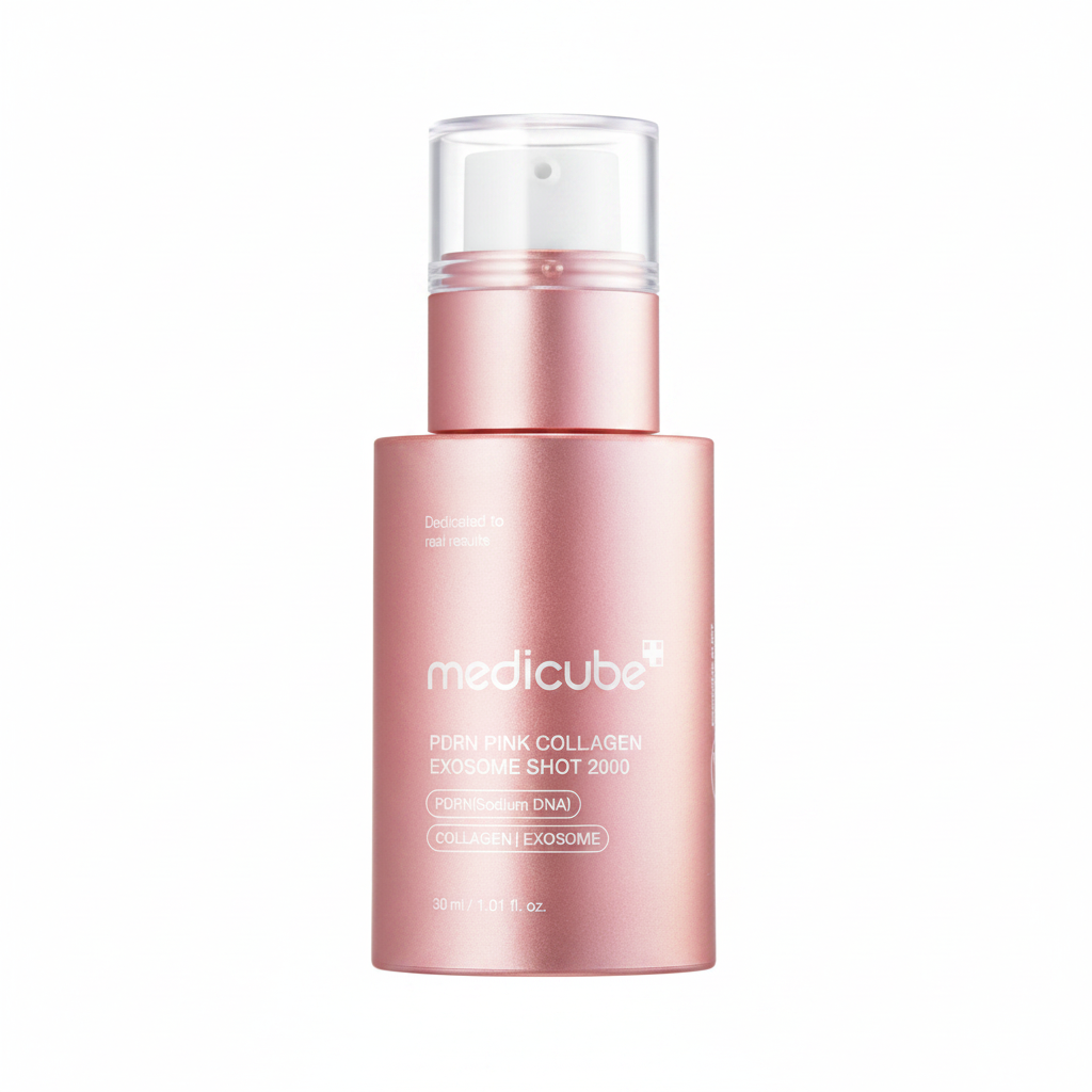 Medicube PDRN Pink Collagen Exosome Shot 2000 - White Background