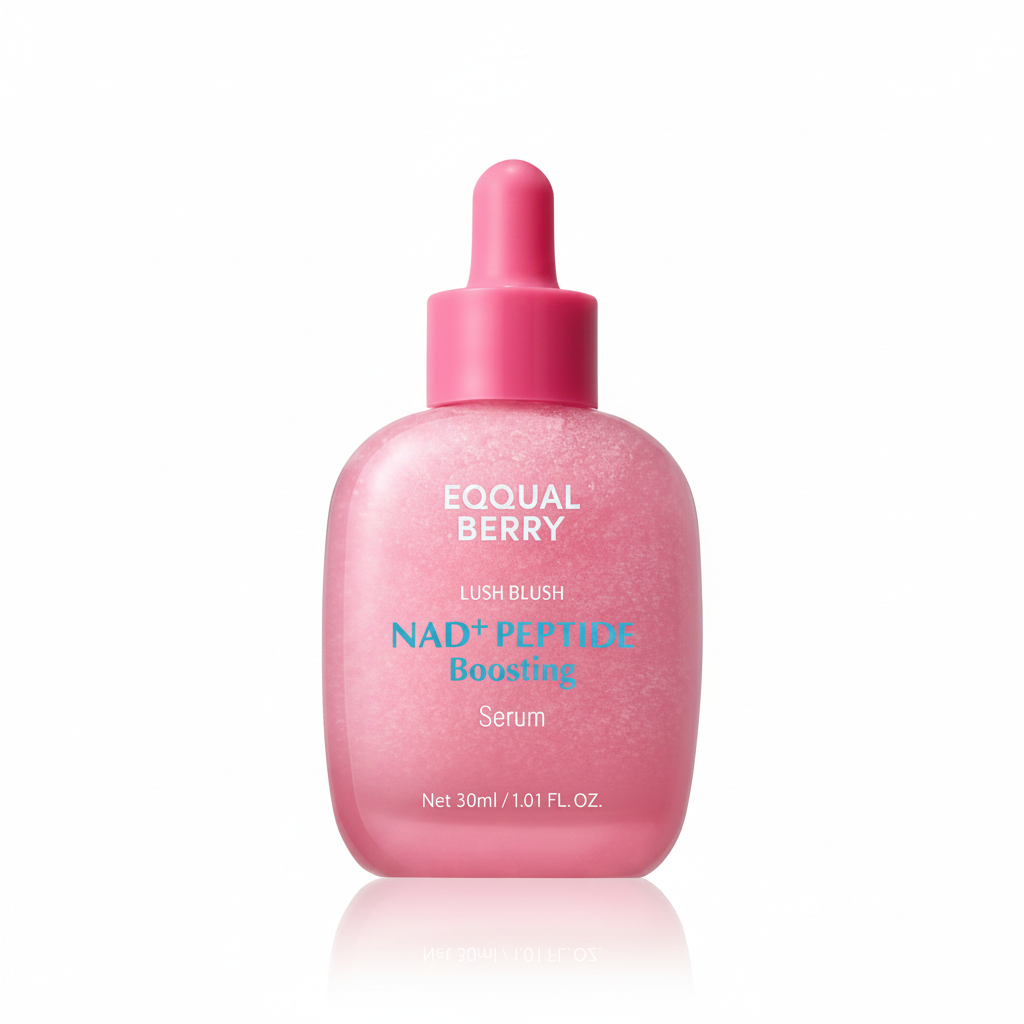 EQQUAL BERRY NAD+ Peptide Boosting Serum on white background