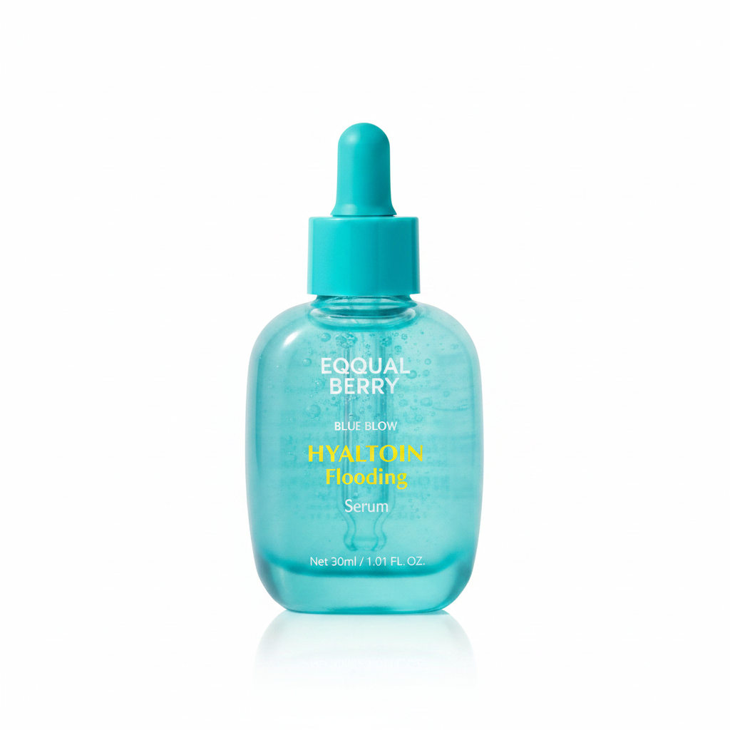 EQQUAL BERRY Hyaltoin Flooding Serum on white background