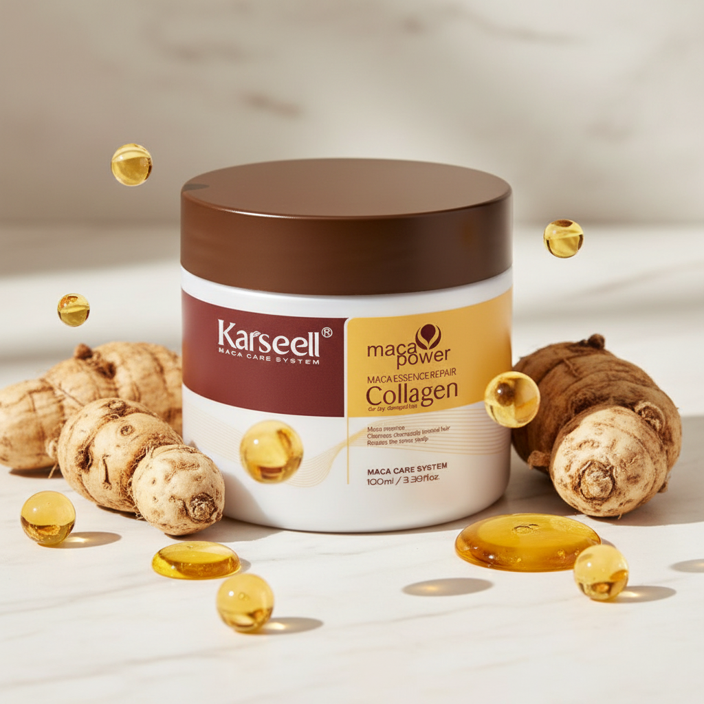 Karseell Hair Mask marble and golden droplets