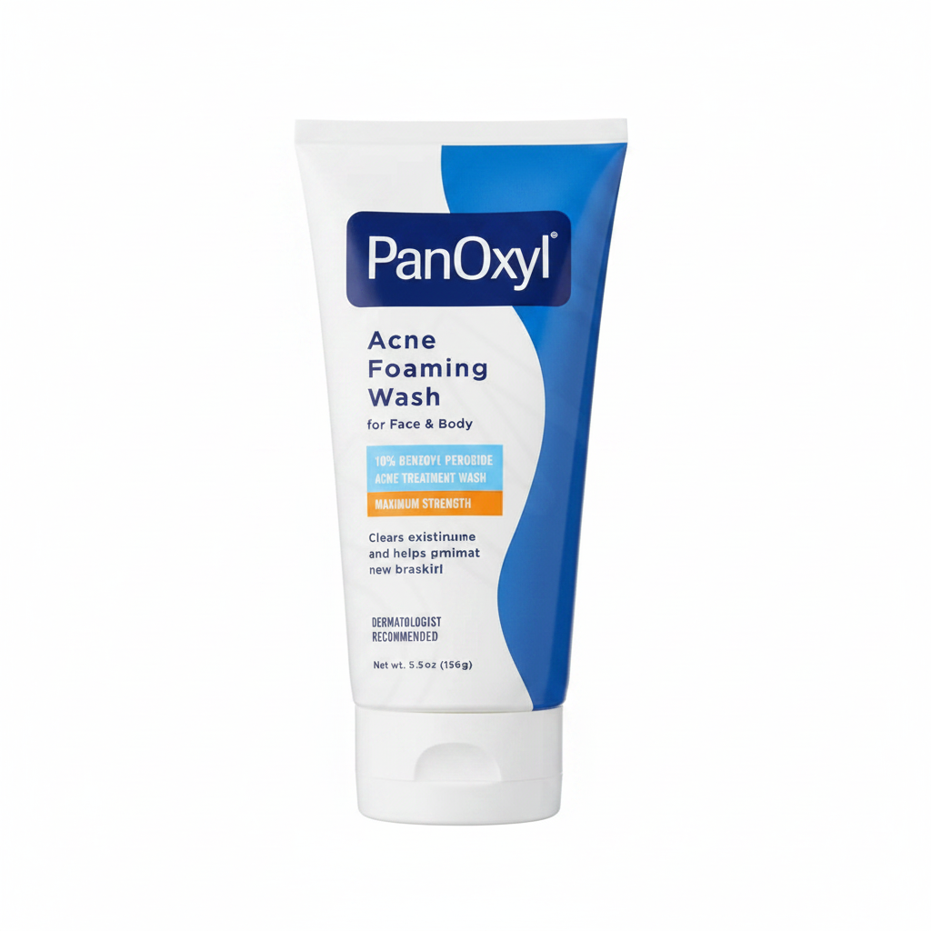 PanOxyl Acne Foaming Wash white background