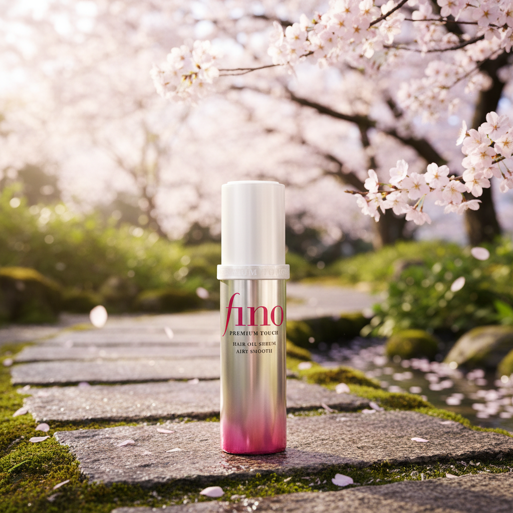 Fino Premium Touch Hair Oil Serum - Cherry Blossom