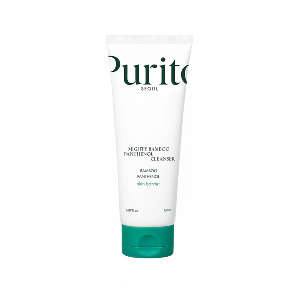 PURITO SEOUL Mighty Bamboo Panthenol Cleanser 150ml - White Background