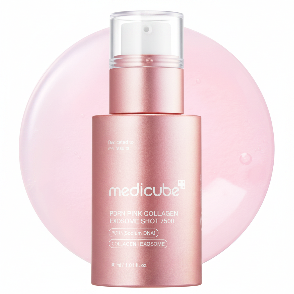 Medicube PDRN Pink Collagen Exosome Shot 7500 - White Background