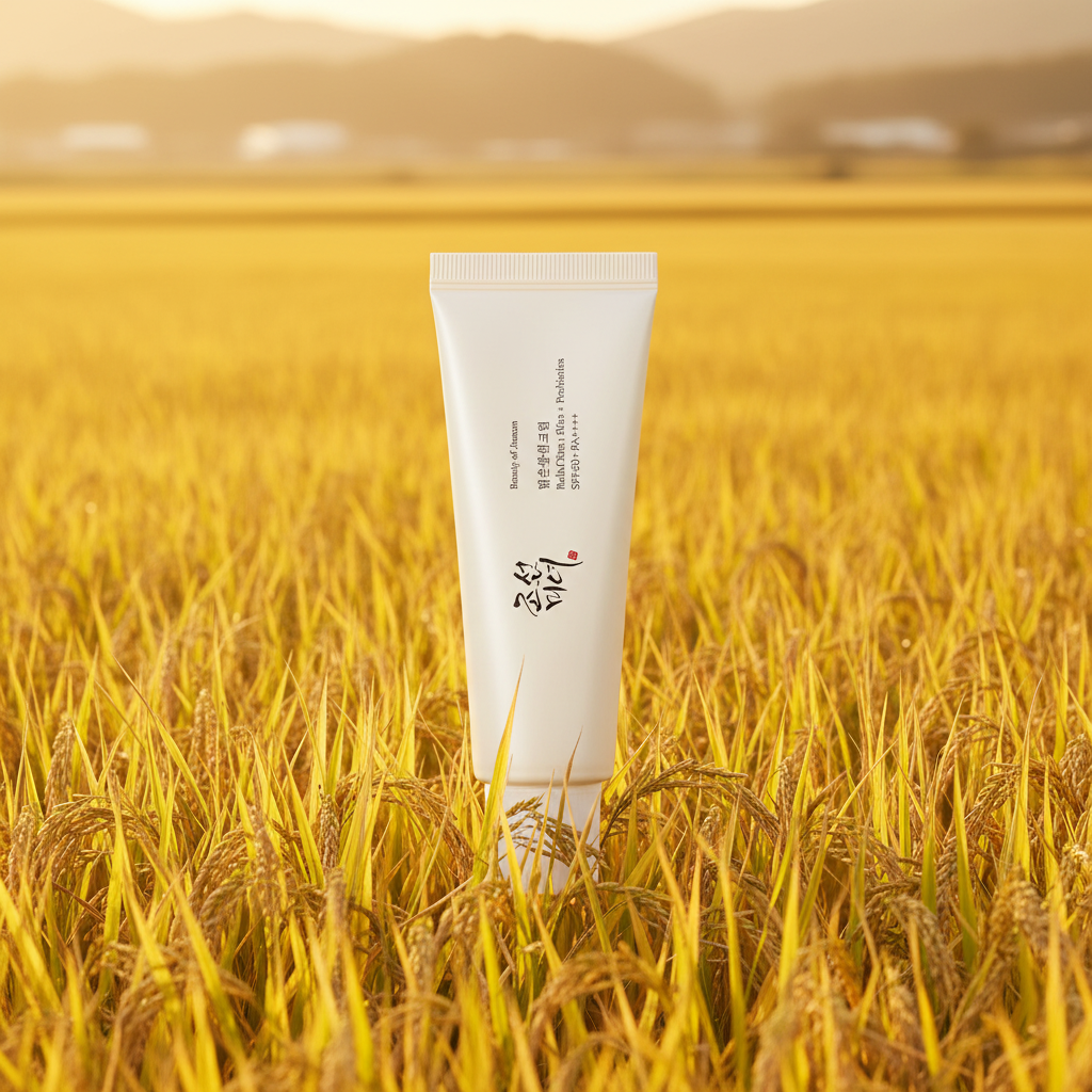 Beauty of Joseon Relief Sun sunscreen golden hour rice field