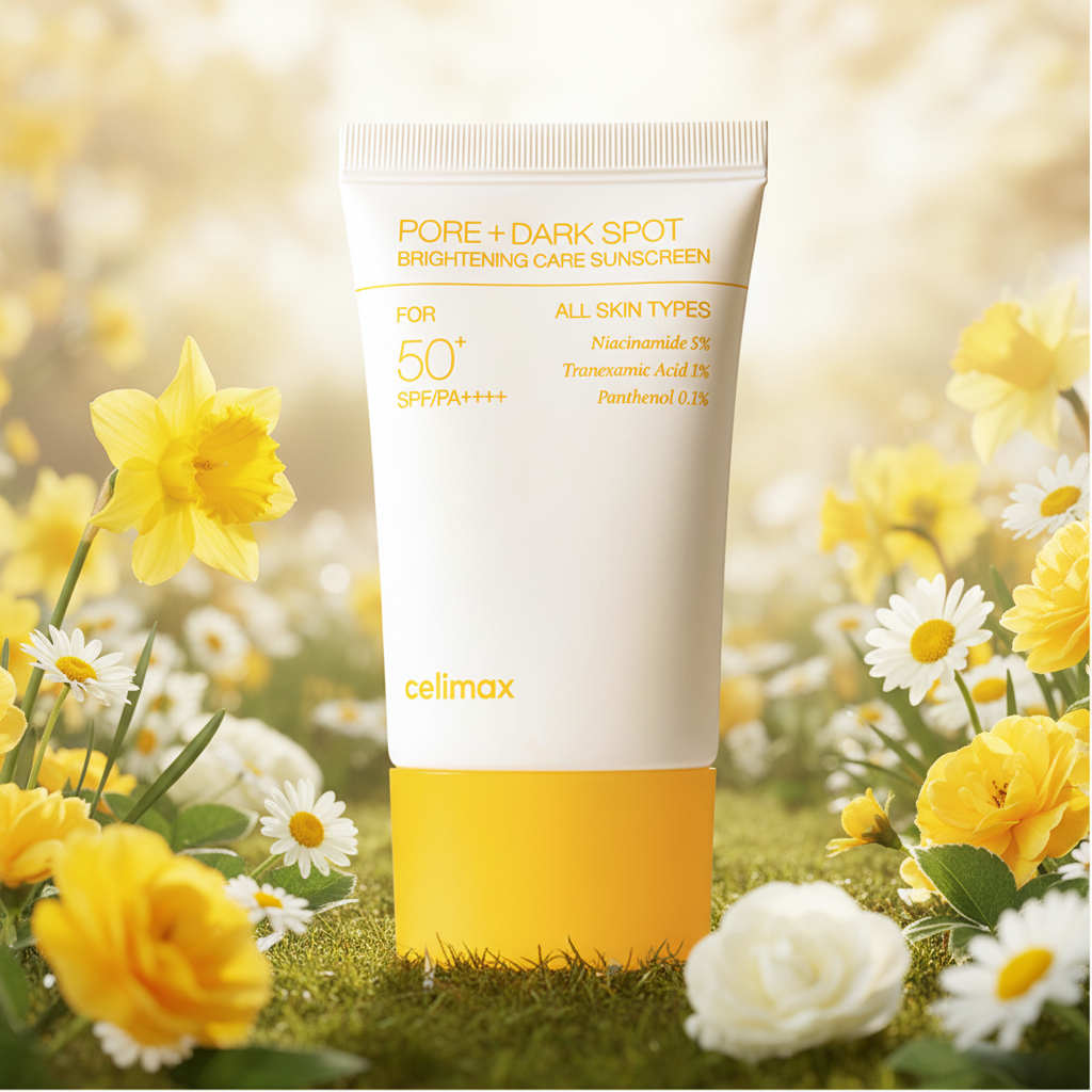 Celimax sunscreen spring garden