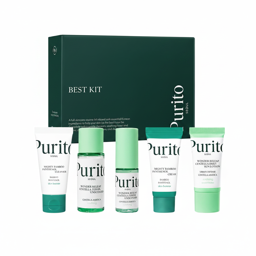Purito Seoul Best Kit on white background
