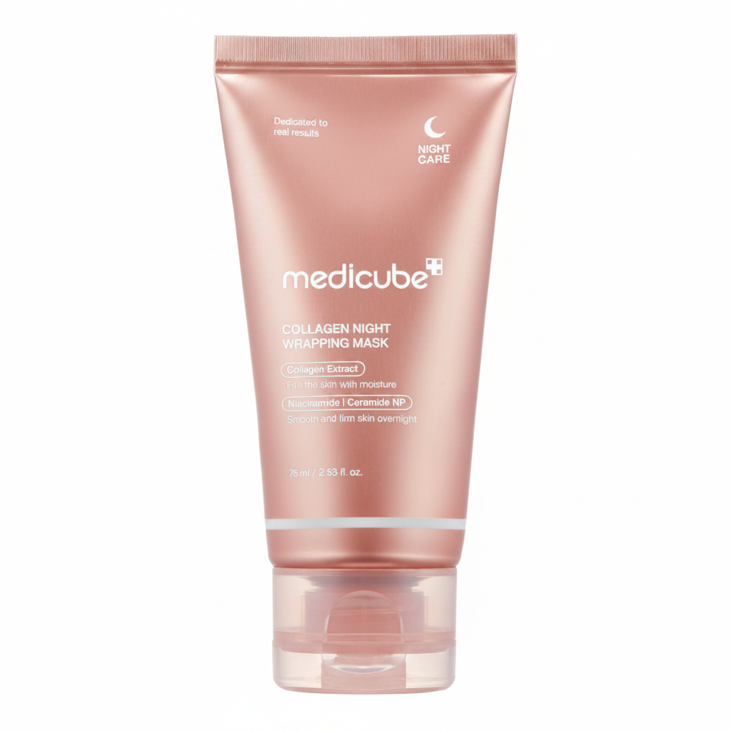 Medicube Collagen Night Wrapping Mask white background