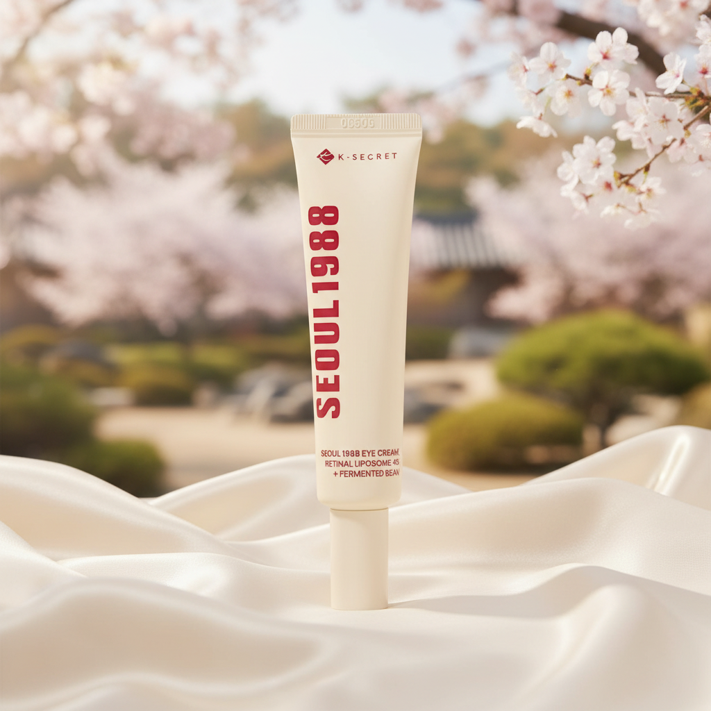 K-SECRET SEOUL 1988 Eye Cream - Silk & Cherry Blossom