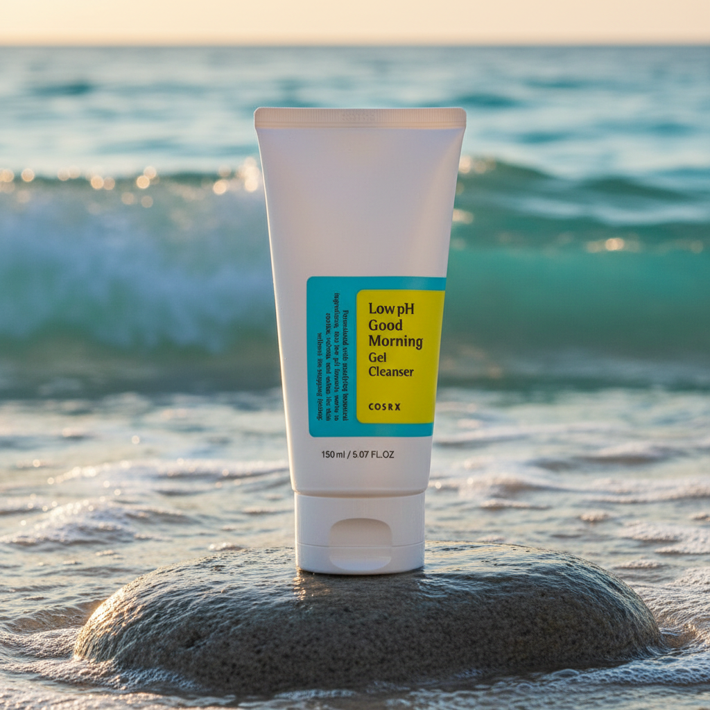 COSRX Low pH Good Morning Gel Cleanser ocean sunrise