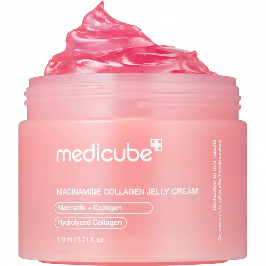 Medicube Collagen Niacinamide Jelly Cream white background