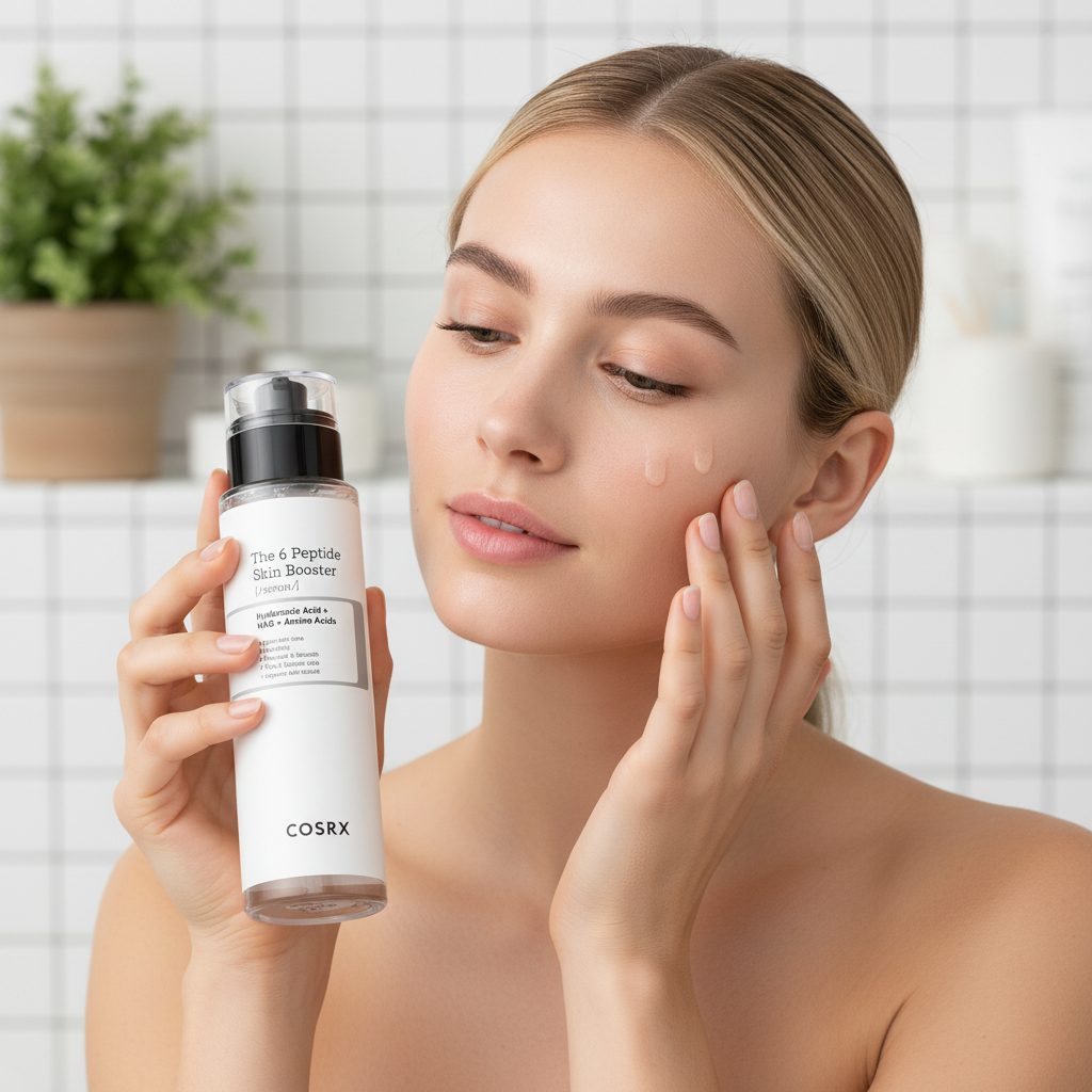 COSRX The 6 Peptide Skin Booster Serum - Lifestyle Application