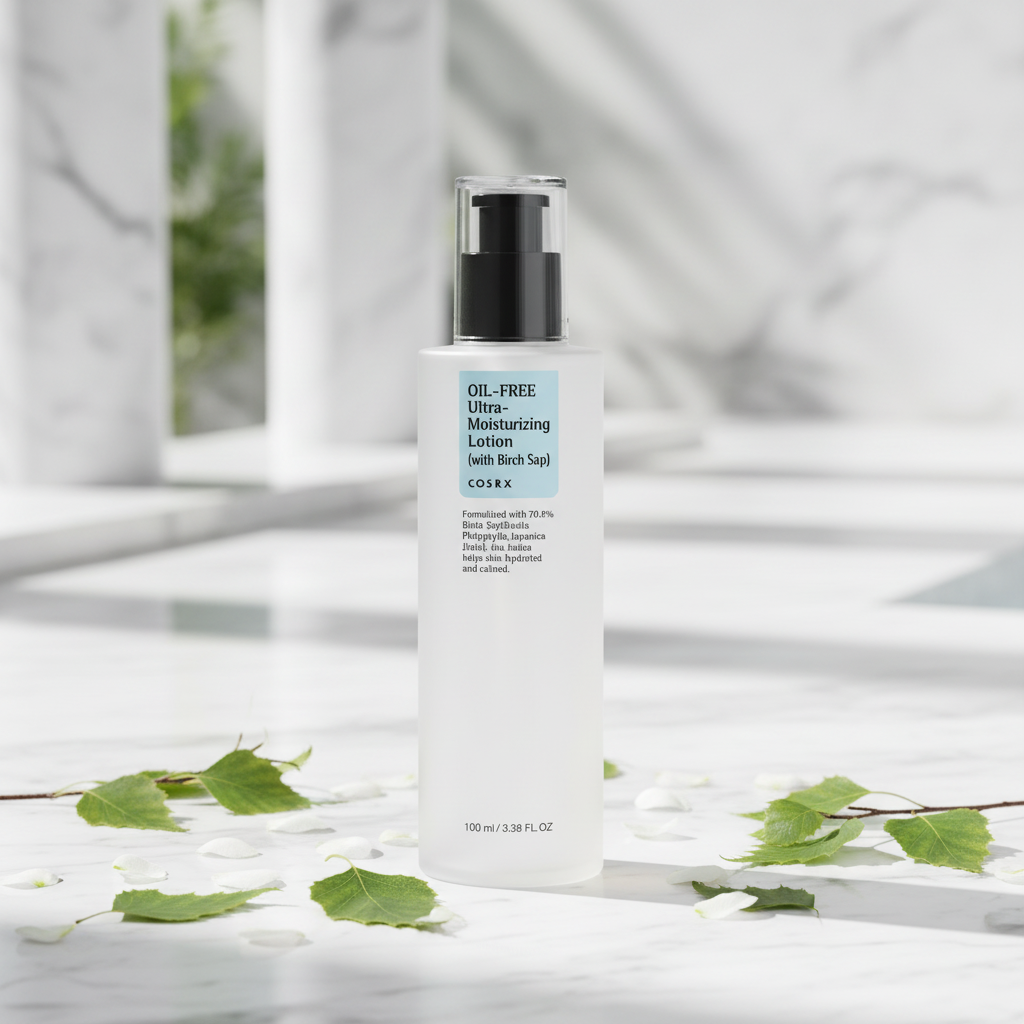 COSRX Oil-Free Ultra-Moisturizing Lotion marble spa