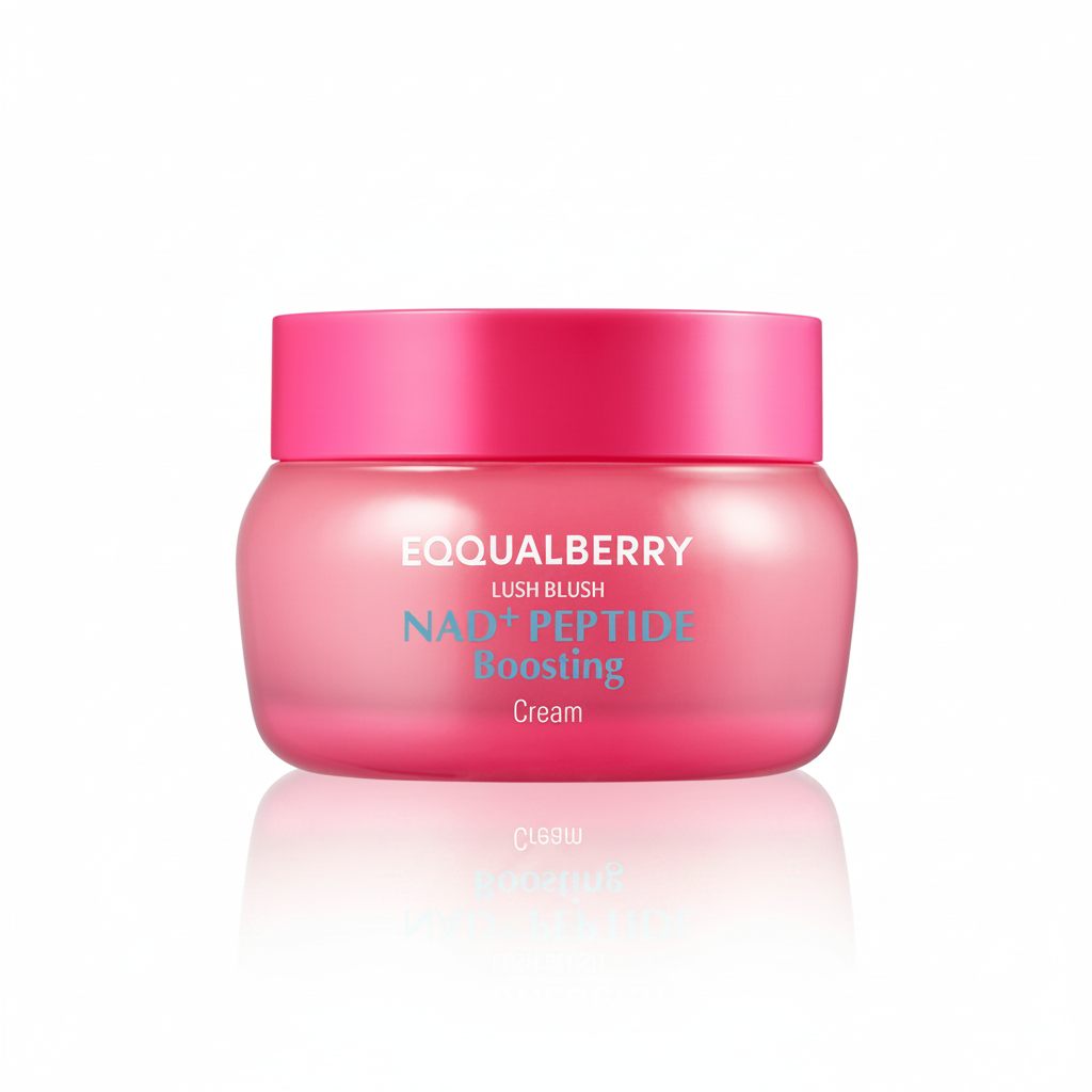 EQQUAL BERRY NAD+ Peptide Boosting Cream - White Background