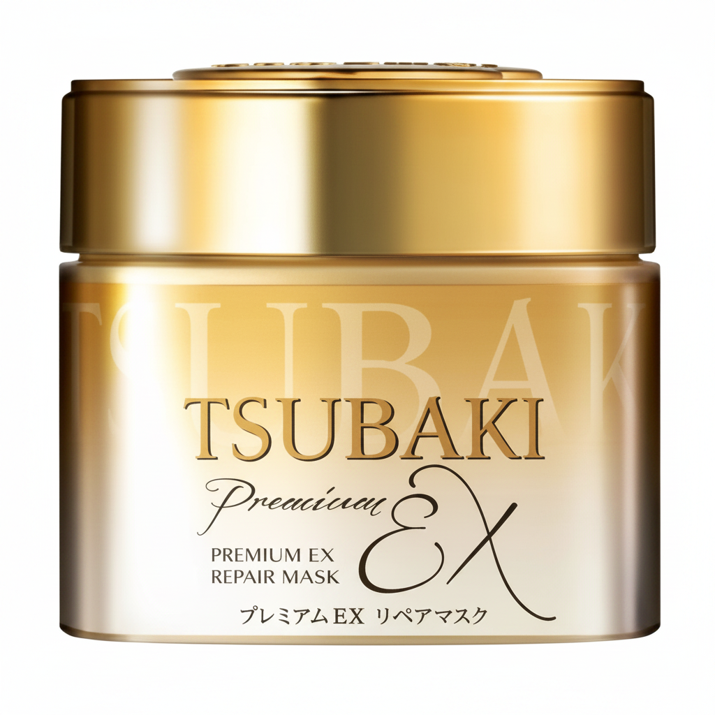 Tsubaki Premium EX Repair Mask on white background