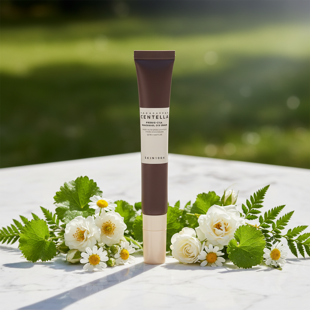 Product with White Flowers