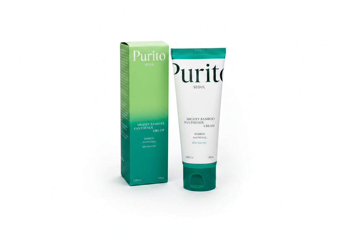 Purito Mighty Bamboo Panthenol Cream - White Background