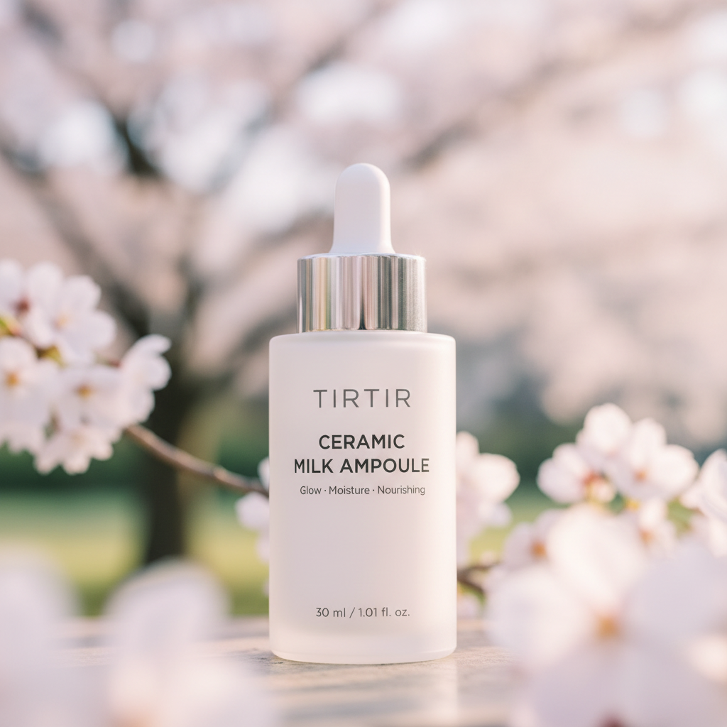 TIRTIR Ceramic Milk Ampoule - Cherry Blossom