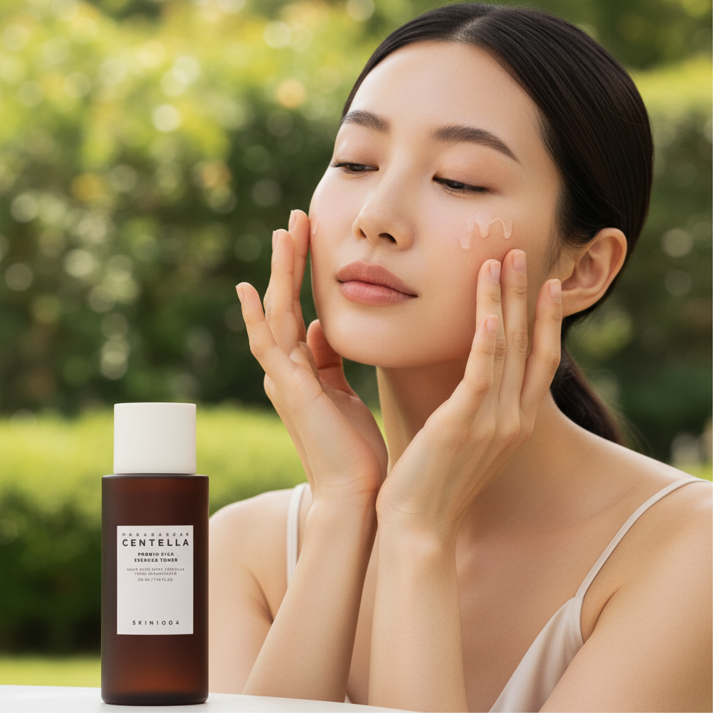 Image 3 – Woman Applying Toner