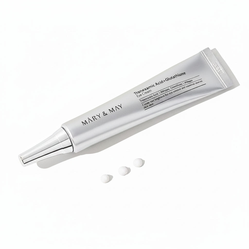 Mary & May Tranexamic Acid Glutathione Eye Cream white background