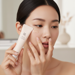Woman applying Beauty of Joseon Revive Eye Serum
