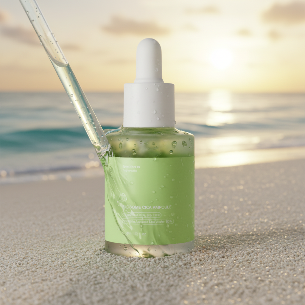 Medicube Exosome Cica Serum - Beach Background