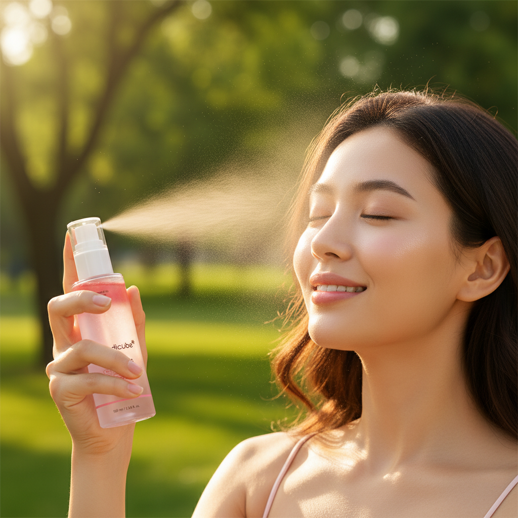 Medicube PDRN Pink Serum Mist – Lifestyle