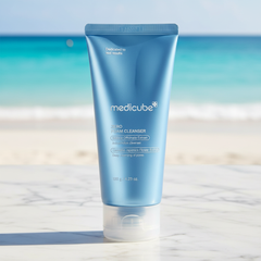 Medicube Zero Foam Cleanser – Ocean Background