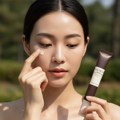 Woman Applying Eye Cream