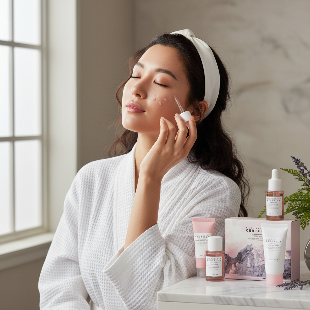 Woman Using Product