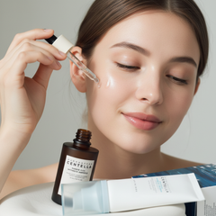 Woman Using Product